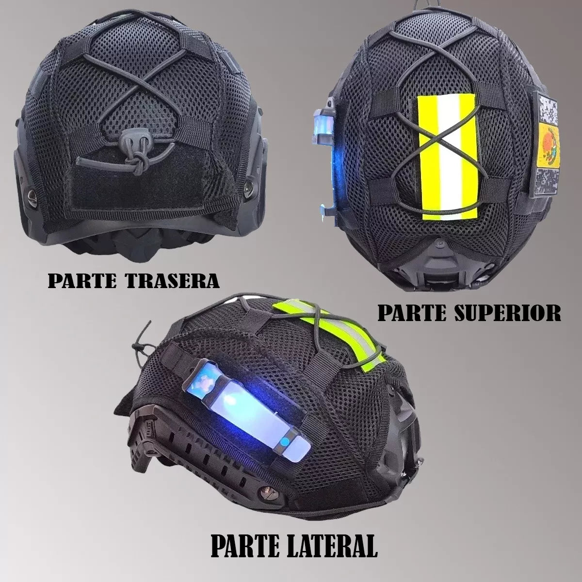 FORRO DE MALLA PARA CUBRIR CASCO TACTICO FAST KEVLAR O AIRSOFT