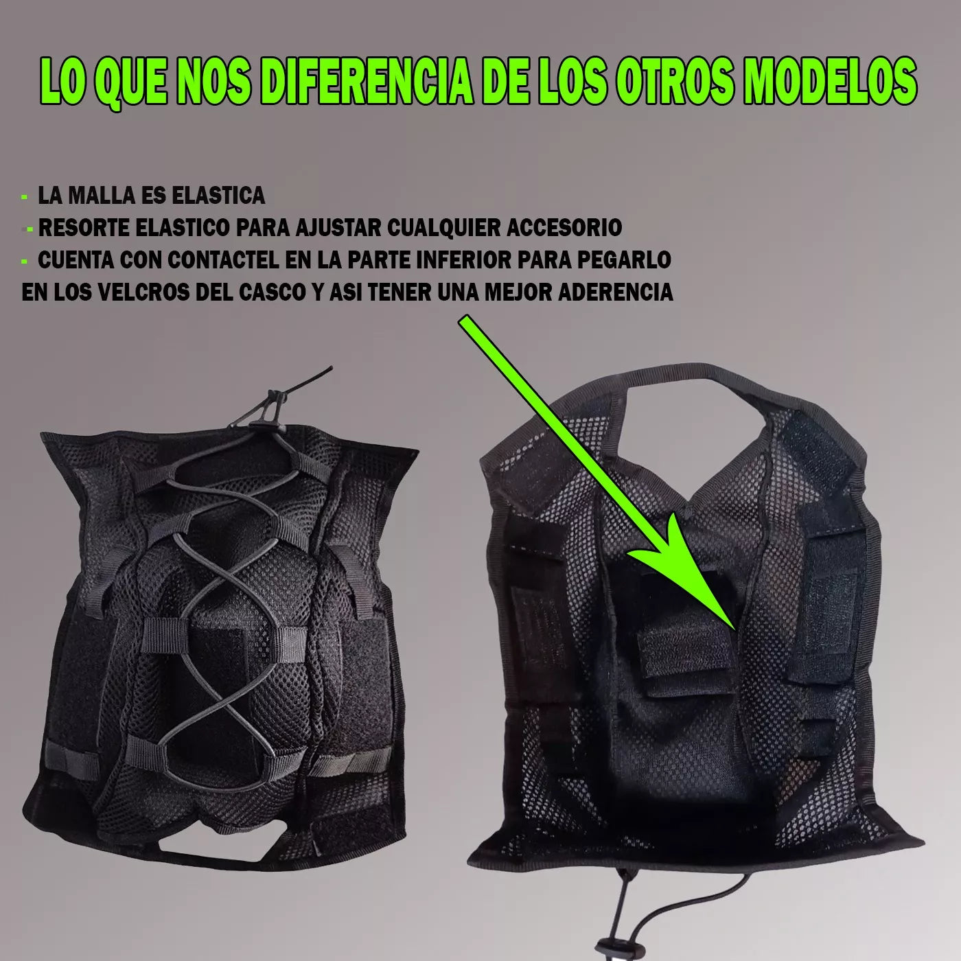 FORRO DE MALLA PARA CUBRIR CASCO TACTICO FAST KEVLAR O AIRSOFT