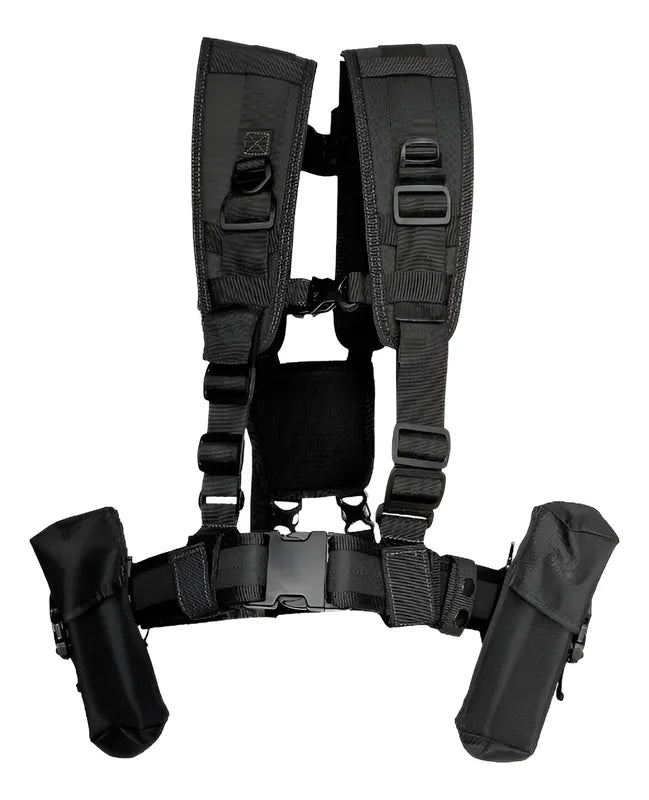 Tirantes Tácticos Militares con Fajilla y Porta Cargador