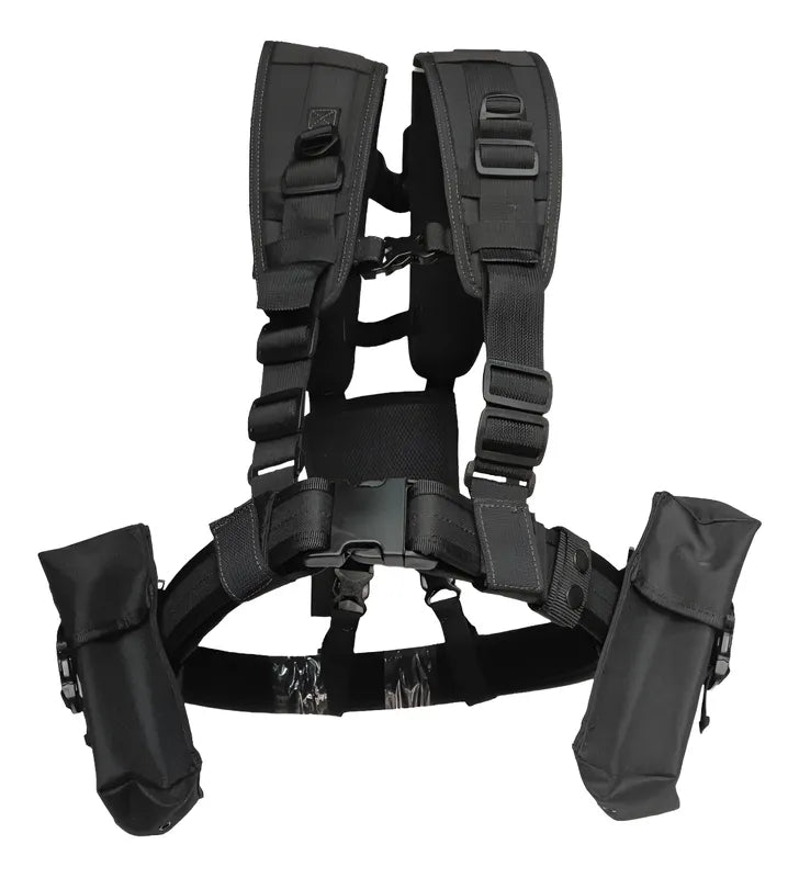 Tirantes Tácticos Militares con Fajilla y Porta Cargador